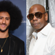 Colin Kaepernick, left; Dave Chappelle